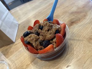   at Blue Bowl in Costa Mesa