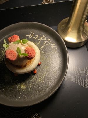 Strawberry meringue  at Rogue Bistro in Newstead