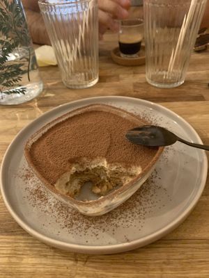 Tiramisu  at La Plume Végétale in Aix-en-provence