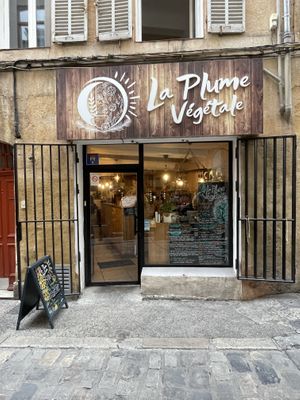   at La Plume Végétale in Aix-en-provence