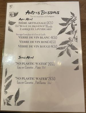   at La Plume Végétale in Aix-en-provence