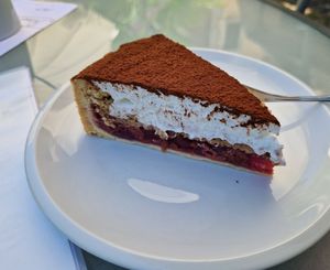 Glutenfreier Feuerwehrkuchen at Geyer-Schloss Reinsbronn in Creglingen