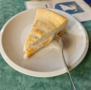 Cheesecake at Geyer-Schloss Reinsbronn in Creglingen