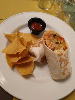 Burrito con verduras at Mexicali in Brescia