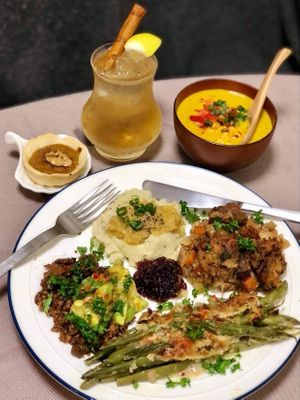 Vegan Thanksgiving Feast at Momma Noodles - Pop Up in Zushi