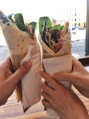 A nice view😄 at Falafel n' Juice in Oslo