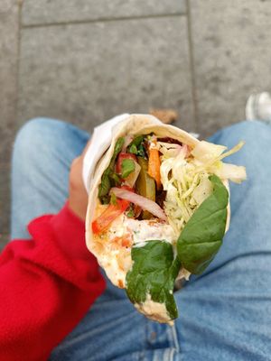 Royal falafel at Falafel n' Juice in Oslo