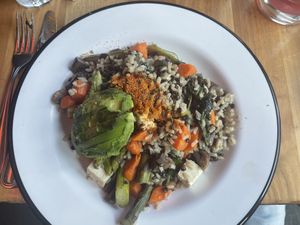 Main plate  at Shy Bird in Cambridge