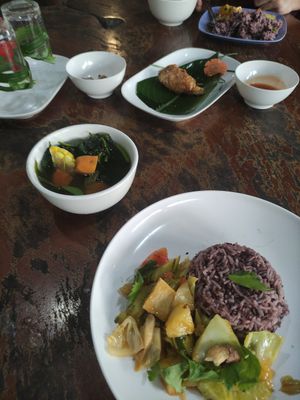 Different dishes made for us at Orchid Spa in Koh Tao