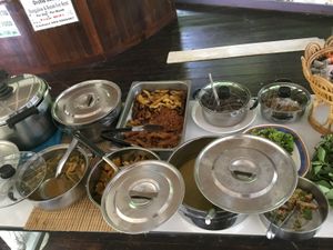 Everything vegan, made from soy, mushrooms, tofu, pumpkin at Orchid Spa in Koh Tao