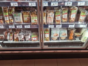 ... at Carrefour Bio in Barcelona
