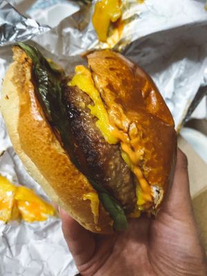 Beyond burger at The Vurger Co in Brighton