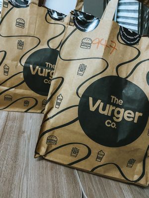 vurger co via Deliveroo! at The Vurger Co in Brighton