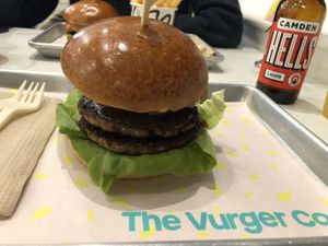 Yum. The teriyaki burger at The Vurger Co in Brighton