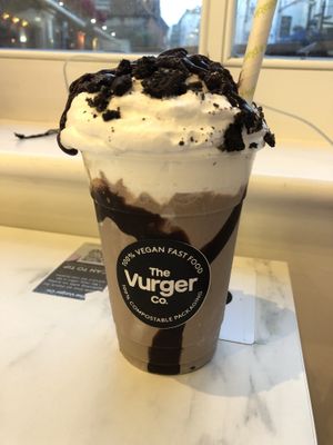 Oreo Shake at The Vurger Co in Brighton