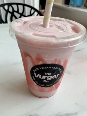 The Vurger Co - Strawberry shake at The Vurger Co in Brighton
