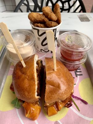 The Vurger Co - burger & “chicken” dippers at The Vurger Co in Brighton