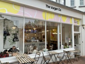The Vurger Co - front at The Vurger Co in Brighton