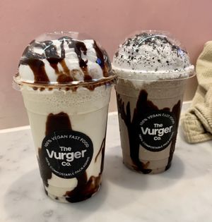 Banoffee & Oreo milkshakes   at The Vurger Co in Brighton
