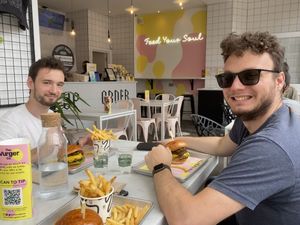   at The Vurger Co in Brighton