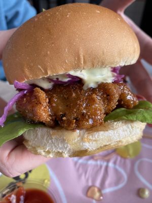 Hunny chicken burger   at The Vurger Co in Brighton