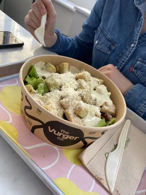 Chicken Caesar salad  at The Vurger Co in Brighton