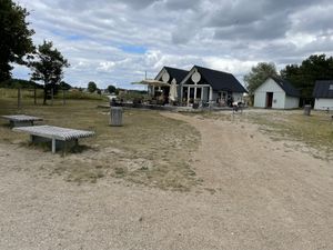 Outside  at Strandcaféen in Broendby