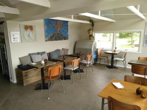 Strandcaféen from the inside at Strandcaféen in Broendby