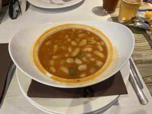 Fabada de verduras  at Sidrería Restaurante El Puerto in Llanes