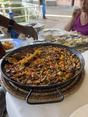 Paella de verduras  at Sidrería Restaurante El Puerto in Llanes