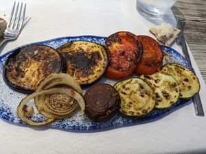 Verduras a la plancha (media porcion)
 at Sidrería Restaurante El Puerto in Llanes