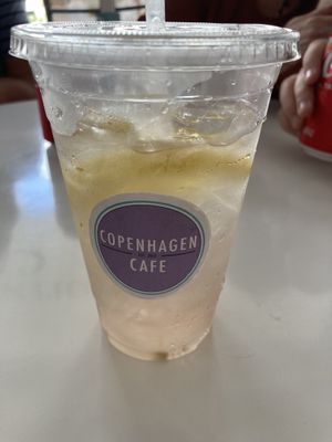 Berry Fields energy drink with Lotus Energy. This was sweet and refreshing and delicious!   at Copenhagen Café in Tarpon Springs