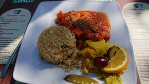 African peanut stew at Stoof in Sneek