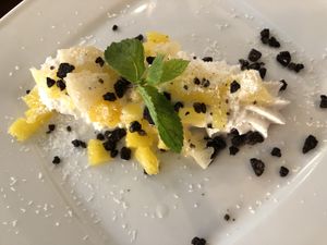 Coconut Cream with pineapple  at Stoof in Sneek