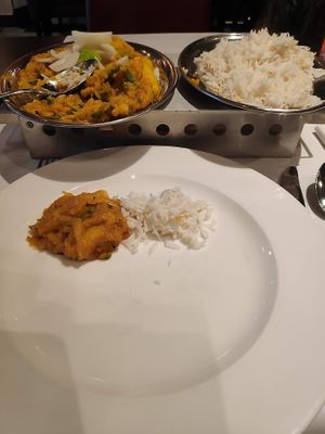 Vegetable Dhansak at Jamuna in Leeuwarden