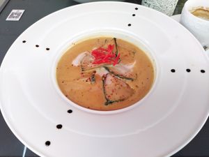 Vegetarian fish (vegan) at Buja Vegetarien in Paris