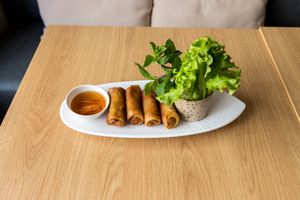 Nem (Fried spring rolls) at Buja Vegetarien in Paris