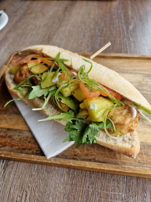 Tofu Sandwich vegan at Bouldergym BAZ in Zaandam