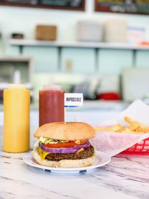 Impossible burger at Ye Ole Fashioned in Summerville