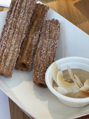 Churritos with Dulce de leche  at Jajaja Mexicana - Hudson Yards in New York City