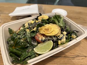 Rainbow chard bowl  at Jajaja Mexicana - Hudson Yards in New York City