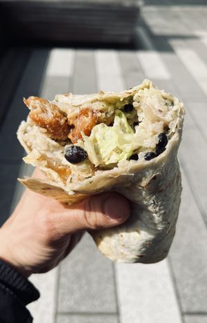 Bfalo Pollo Burrito  at Jajaja Mexicana - Hudson Yards in New York City