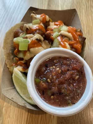 Buffalo tacos   at Jajaja Mexicana - Hudson Yards in New York City