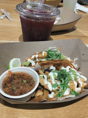 Chicken tacos at Jajaja Mexicana - Hudson Yards in New York City
