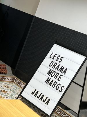 beware - the drinks are strong!  at Jajaja Mexicana - Hudson Yards in New York City