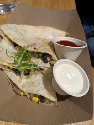 Hongos Quesadilla GF at Jajaja Mexicana - Hudson Yards in New York City
