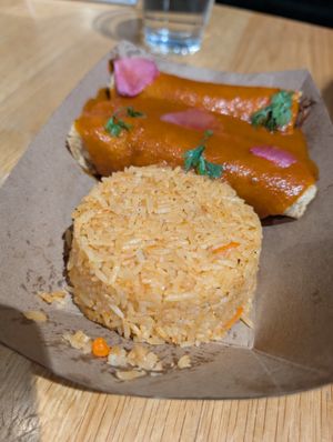 Enchiladas Suizas  at Jajaja Mexicana - Hudson Yards in New York City