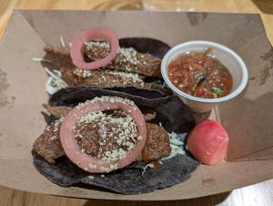 Crispy Pescado Tacos  at Jajaja Mexicana - Hudson Yards in New York City