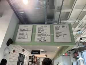 Menu  at Jajaja Mexicana - Hudson Yards in New York City