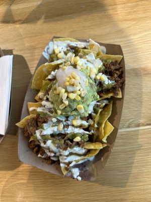 Nachos with added guac  at Jajaja Mexicana - Hudson Yards in New York City